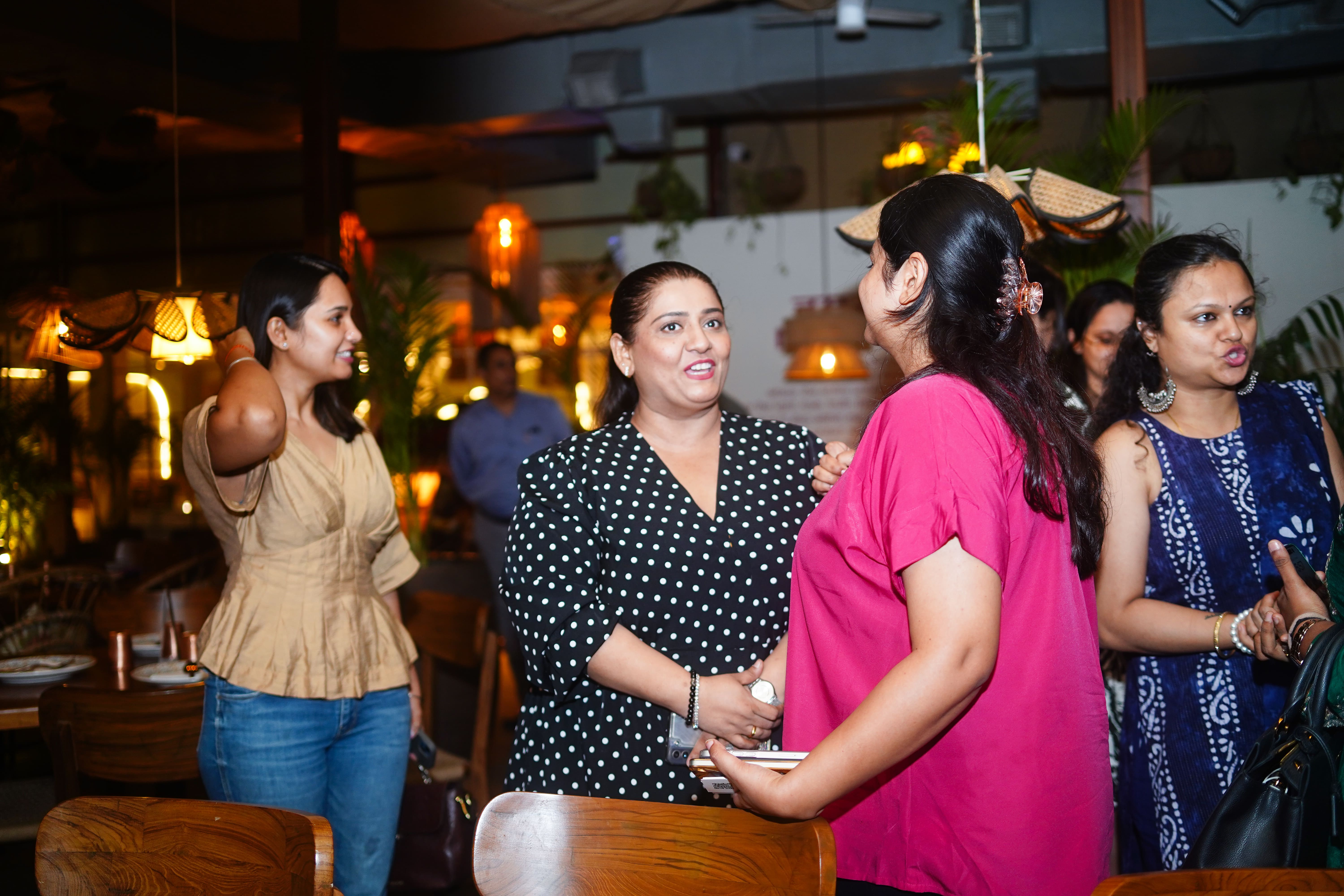 Women founders at a Peach Collar gathering